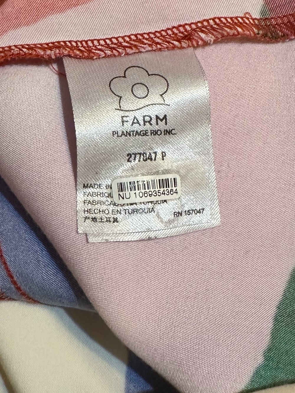 Farm Rio Anthropologie Red Motif Halter Maxi Dress S - Picture 9 of 10